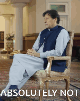 Pm Imran Khan Murshad GIF - Pm Imran Khan Murshad Absolutely Not GIFs