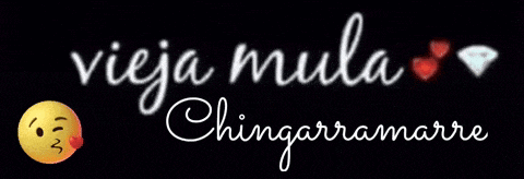 a black background with the words " vieja mula " and a smiley face