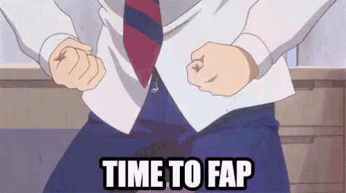 a man in a white shirt and tie is giving a fist bump with the caption time to fap