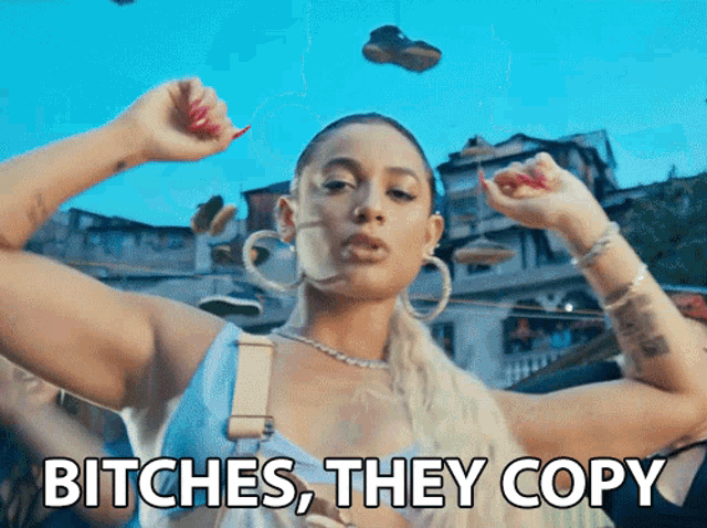 Bitches They Copy Danielle Leigh Curiel GIF - Bitches They Copy Danielle Leigh Curiel Danileigh GIFs