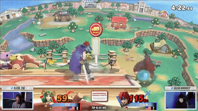 a screenshot of a video game with the time of 4.22.68