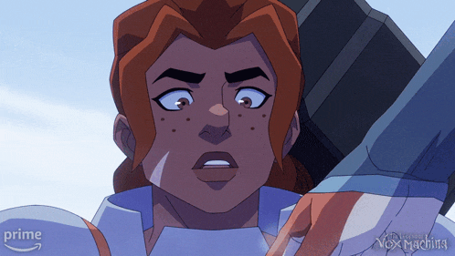 a cartoon character from the legend of vox machina is shown