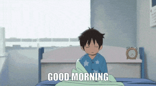 Good Morning Anime GIF - Good Morning Anime Sleep GIFs