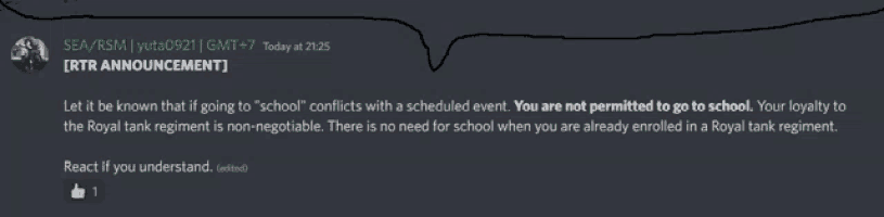 a screenshot of a discord conversation with the username sea / rsm