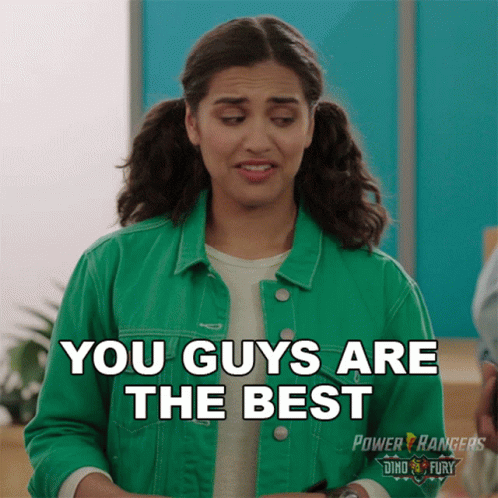 You Guys Are The Best Izzy GIF - You Guys Are The Best Izzy Power Rangers Dino Fury GIFs