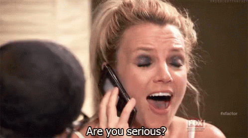 Britney Spears GIF - Britney Spears Are You Serious Seriously GIFs