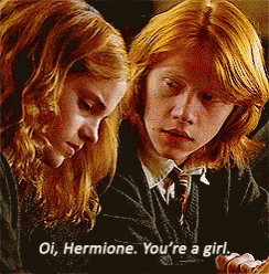 Hermione Youre A Girl GIF - Hermione Youre A Girl GIFs