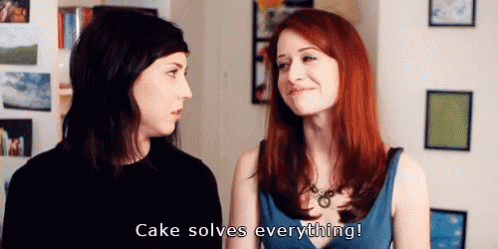 Cake Solves GIF - Cake Solves Everything GIFs