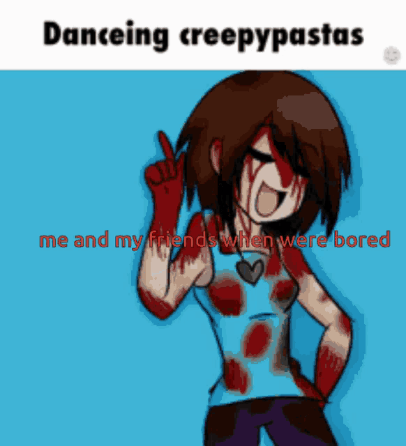 Me And My Friends When Were Bored Blood GIF
