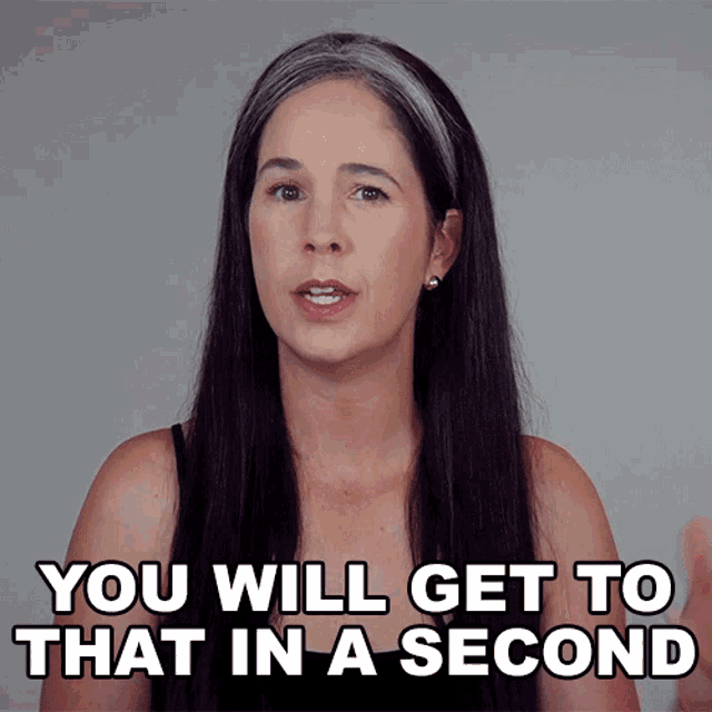 You Will Get To That In A Second Rachel Smith GIF - You Will Get To That In A Second Rachel Smith Rachels English GIFs