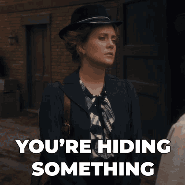 Youre Hiding Something Louise Cherry GIF - Youre Hiding Something Louise Cherry Murdoch Mysteries GIFs