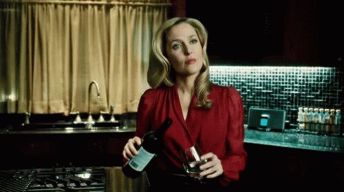 Gillian Anderson Lets Drink GIF - Gillian Anderson Lets Drink Wine GIFs