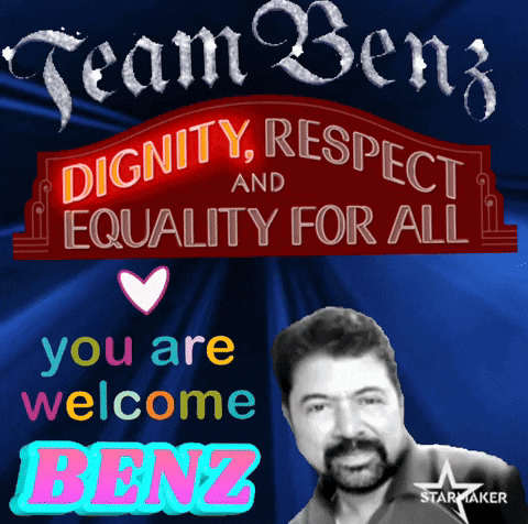 a sign that says " dignity respect and equality for all "