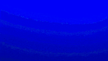 a blue background with a glowing object in the middle of it