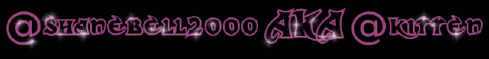a black background with a pink glowing text that says ' @ sxtrodeu2000 akz @ktrodeu '