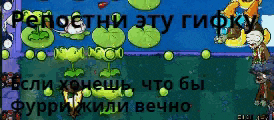a screenshot of plants vs zombies with russian text