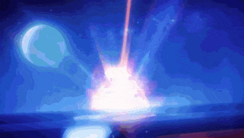 a computer generated image of a glowing object in the sky