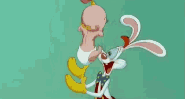 Roger Rabbit Hoping Baby GIF - Roger Rabbit Hoping Baby Hug Hands GIFs