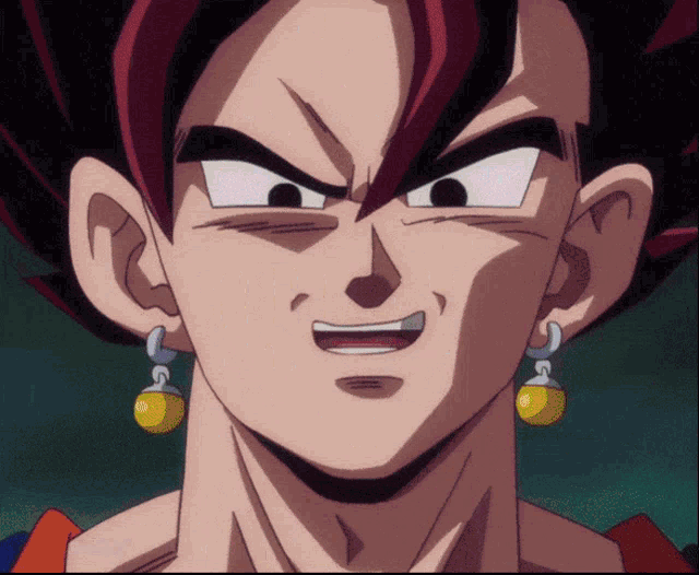 a close up of a cartoon character 's face with the letter g visible