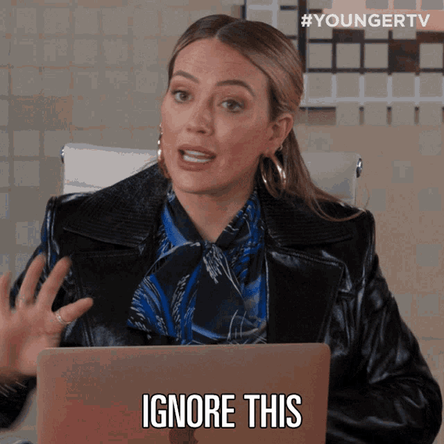 Ignore This Kelsey Peters GIF - Ignore This Kelsey Peters Younger GIFs
