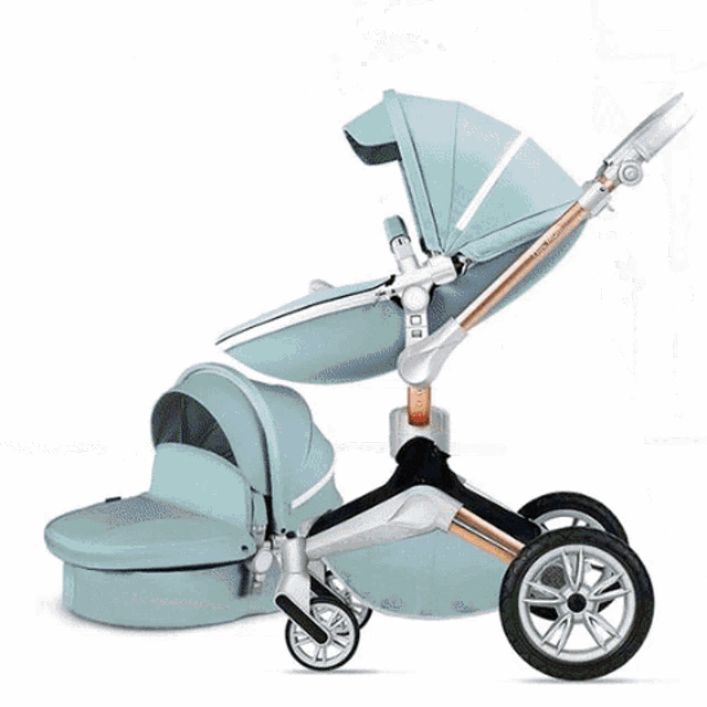 a baby is sitting in a stroller with the brand name joovy on it