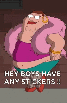 peter griffin from family guy is wearing a pink fur coat and shorts