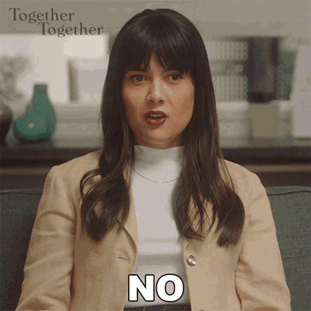 No Not Really Anna GIF - No Not Really Anna Together Together GIFs