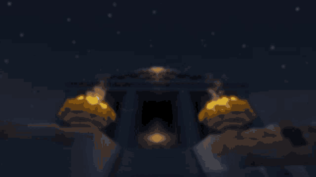a blurred image of a building with the words claquetteria written on it