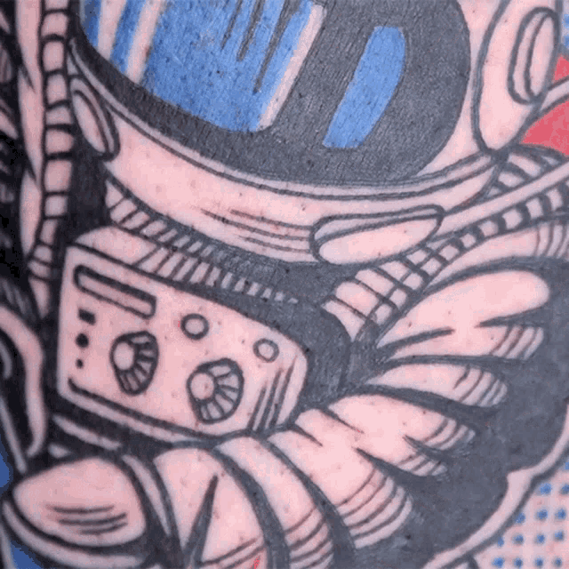 Astronaut Tattoo Ink Master GIF - Astronaut Tattoo Ink Master S14e2 GIFs