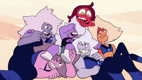 Laughing Amethyst Steven Universe GIF - Laughing Amethyst Steven Universe Steven Universe Future GIFs