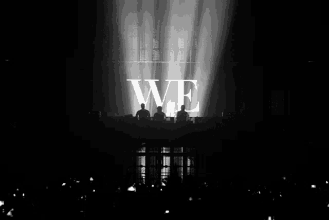 the word rave that is on a black and white background