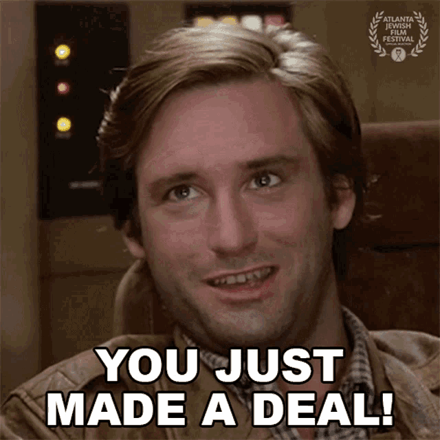 You Just Made A Deal Lone Starr GIF - You Just Made A Deal Lone Starr Bill Pullman GIFs