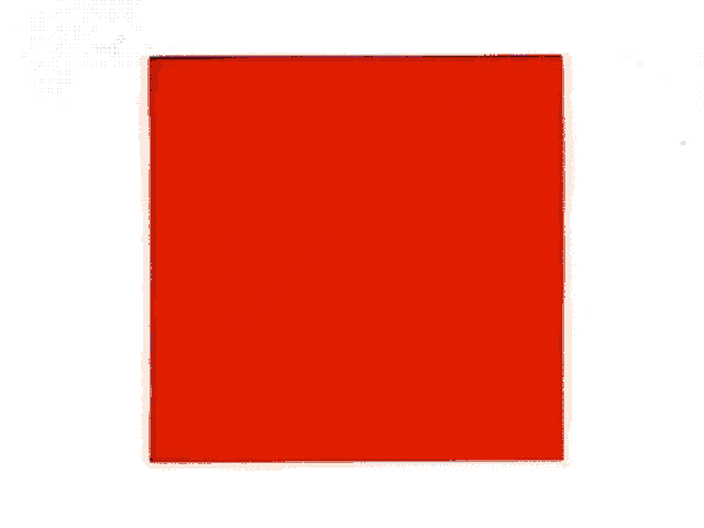 a red square on a white background that looks like a piece of paper .