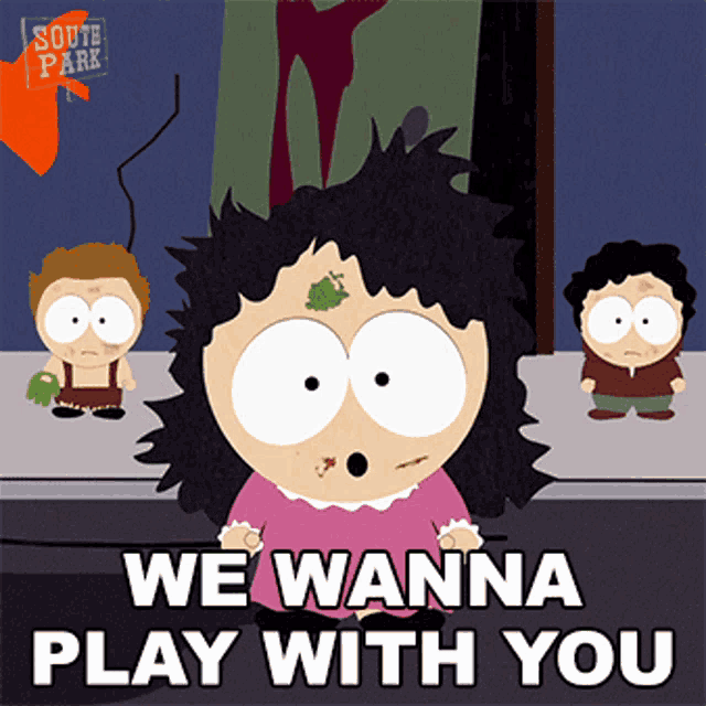 We Wanna Play With You Jenny GIF - We Wanna Play With You Jenny South Park GIFs