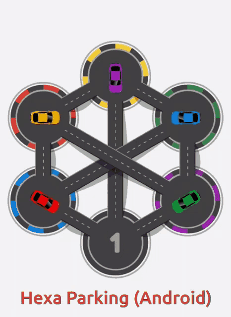 hexa parking ( android ) is written on the bottom of the graphic