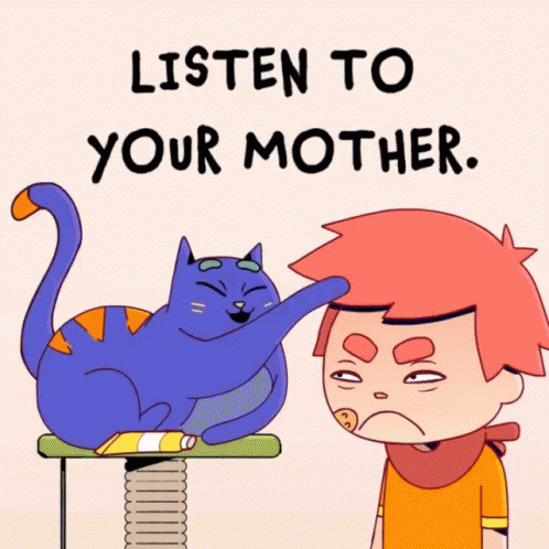 Listen To Your Mother Scold GIF - Listen To Your Mother Scold Chastise GIFs