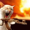 Cat Gun GIF - Cat Gun Ak47 GIFs