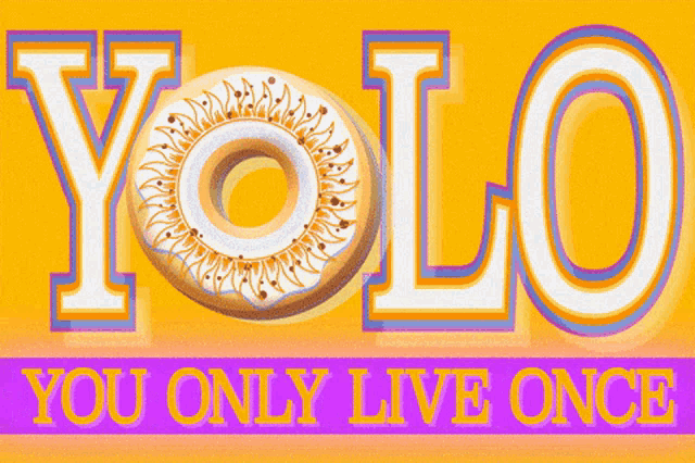 You Only Live Once Yolodonut GIF - You Only Live Once Yolodonut Yolo Meme GIFs