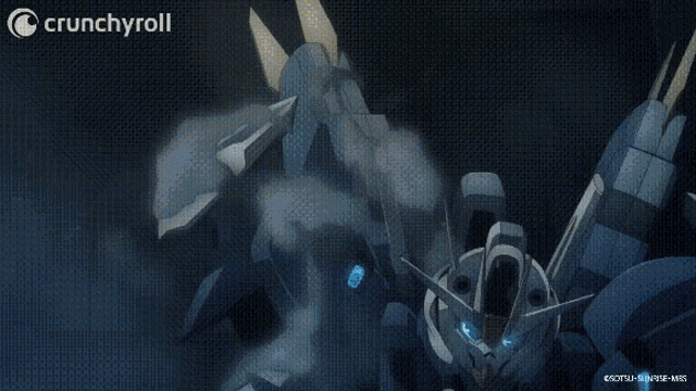 a robot says oh no you don 't in a crunchyroll ad