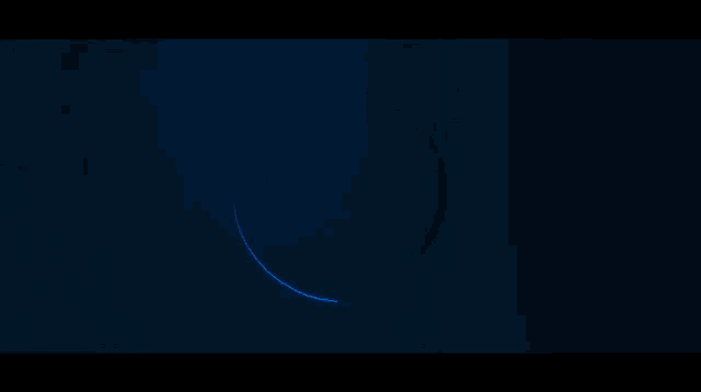 a blue circle with a lion 's face in it