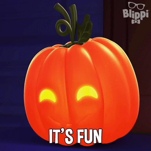 It'S Fun Mr Pumpkin GIF - It'S Fun Mr Pumpkin Blippi Wonders - Educational Cartoons For Kids GIFs