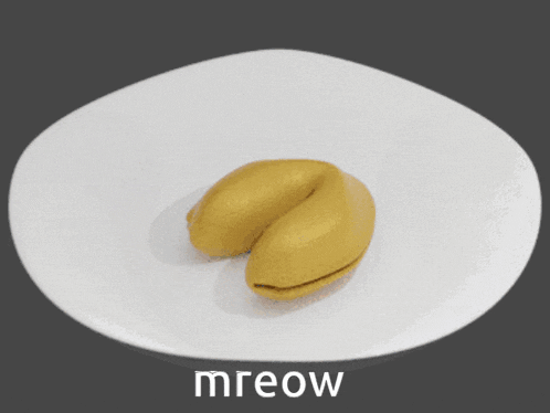 a piece of paper with a picture of a woman and the word meow