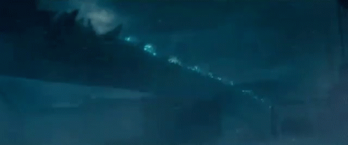 Moonmarket. Godzilla плывет gif.