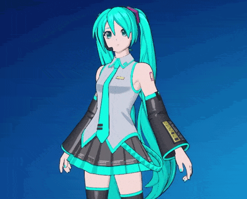 hatsune miku is a character from a video game called vocaloid