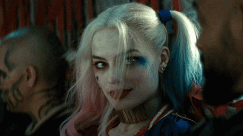 Wink Harley Quinn GIF - Wink Harley Quinn Margot Robbie GIFs