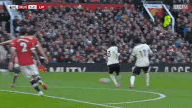 a soccer game is being broadcasted on lfc tv