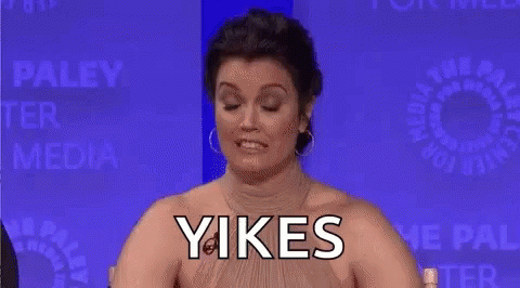 Fingers Crossed Yikes GIF - Fingers Crossed Yikes Bellamy Young GIFs