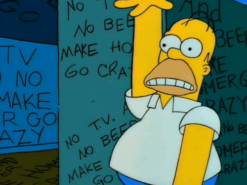 I Forgot My Pills GIF - Crazy Homer The Simpsons GIFs