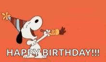 Birthday Snoopy GIF - Birthday Snoopy Peanuts GIFs