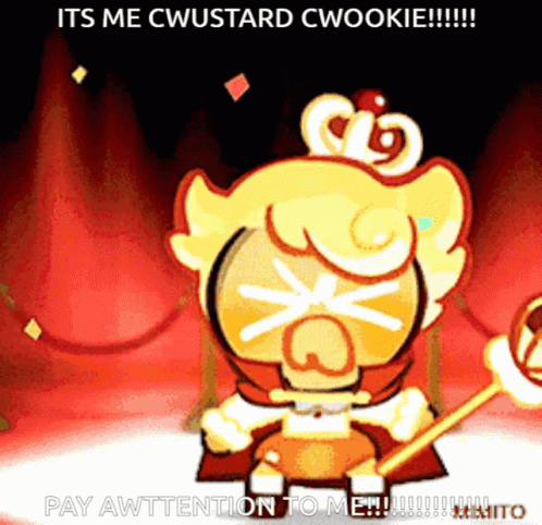 Request Custard Cookie GIF - Request Custard Cookie Cookie Run Kingdom GIFs